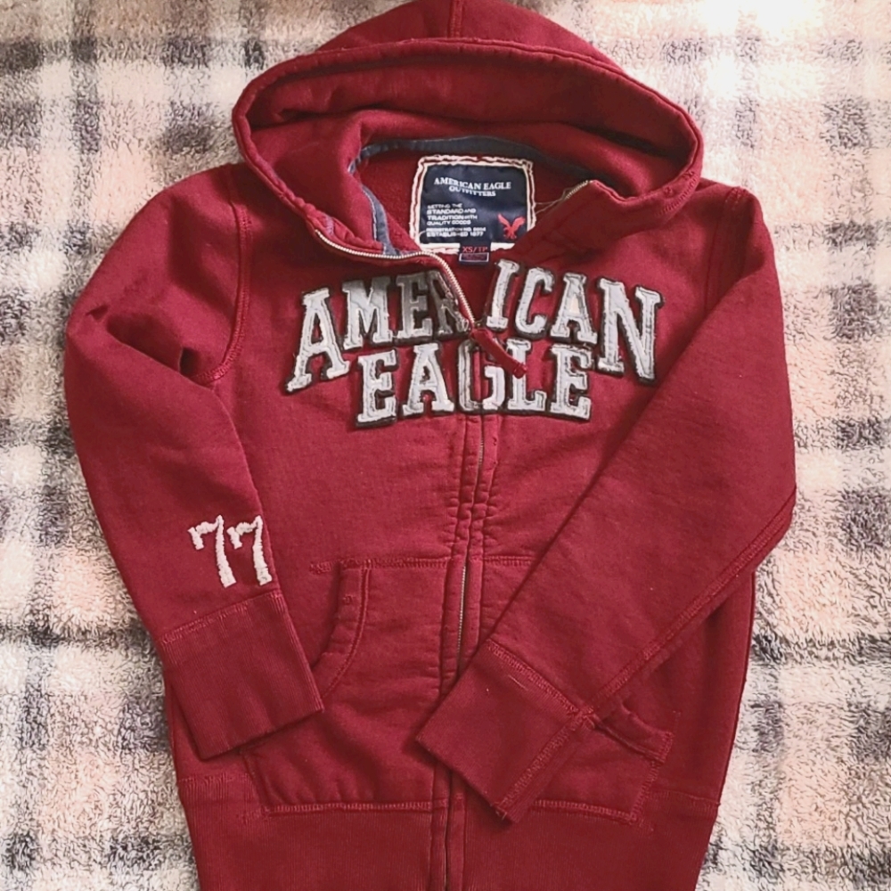 Vintage American Eagle Full Zip Hoodie